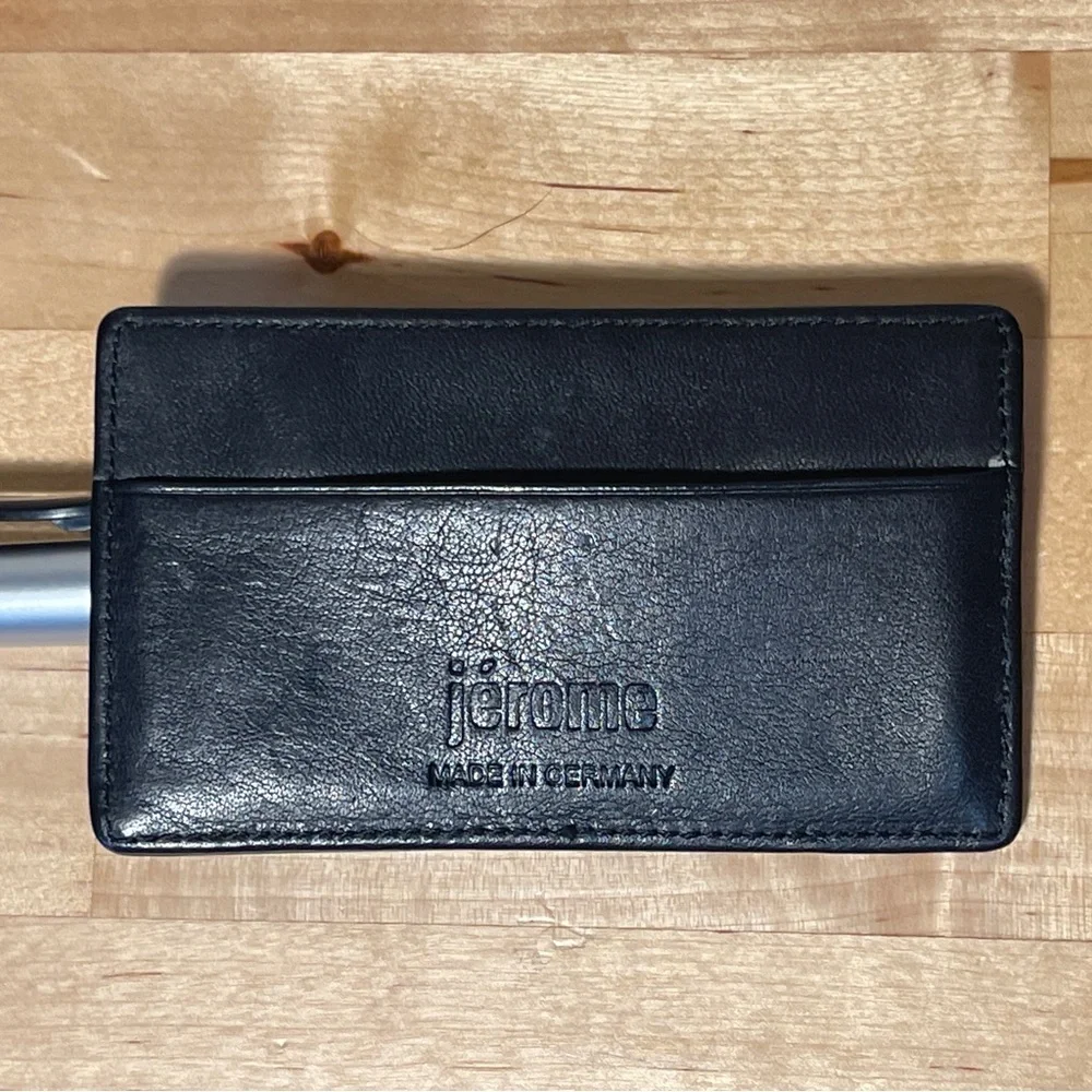 Jérome Studio Black Leather Card Holder